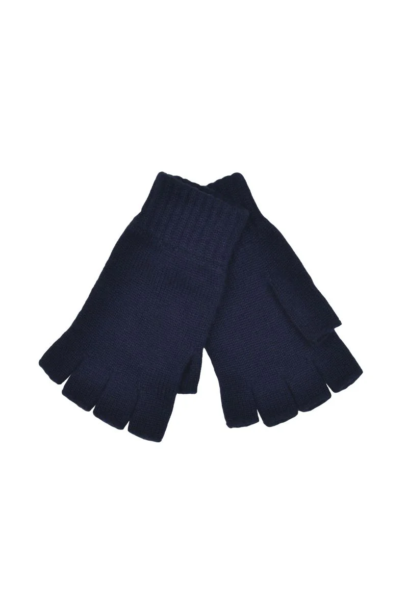 Womens Scottish Cashmere Fingerless Gloves - Image 4