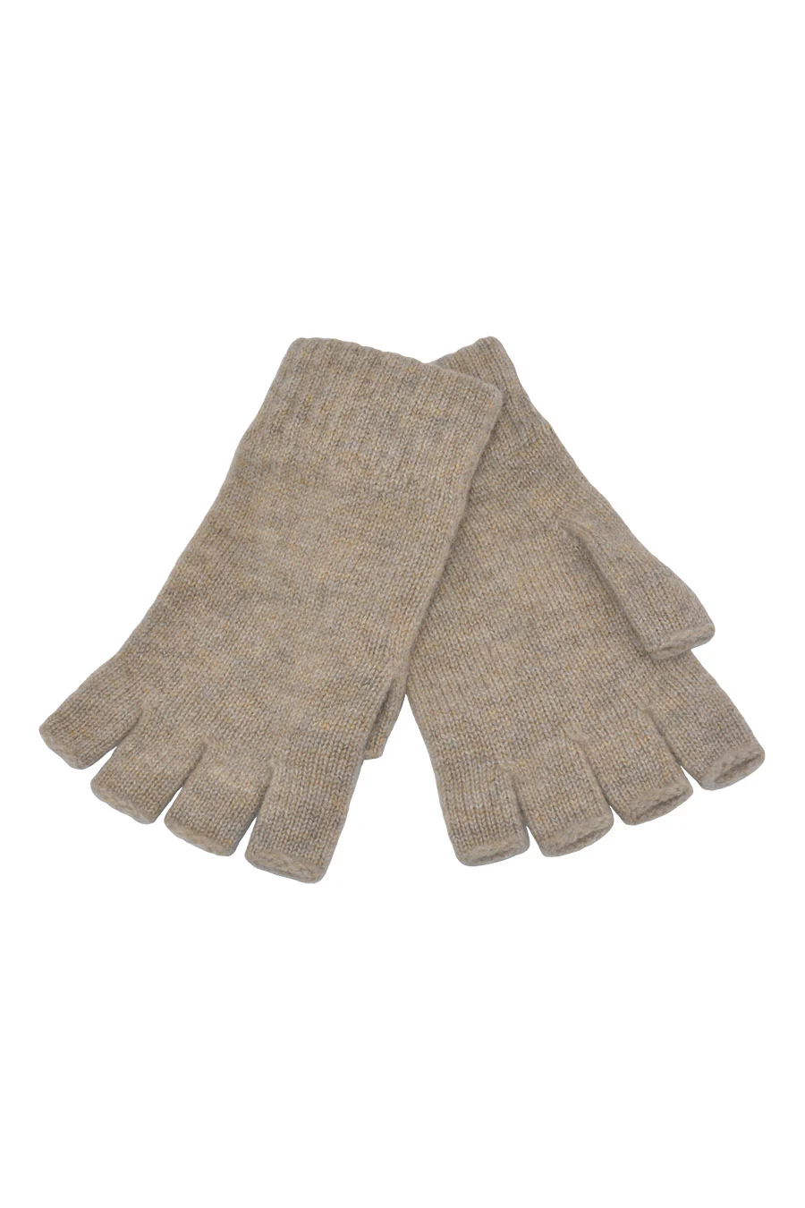 Womens Scottish Cashmere Fingerless Gloves - Image 9