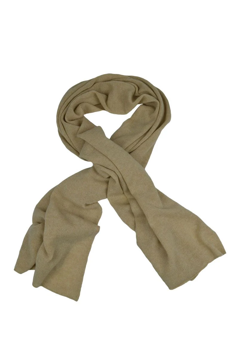 Scottish Cashmere Knitted Plain Stole - Image 10