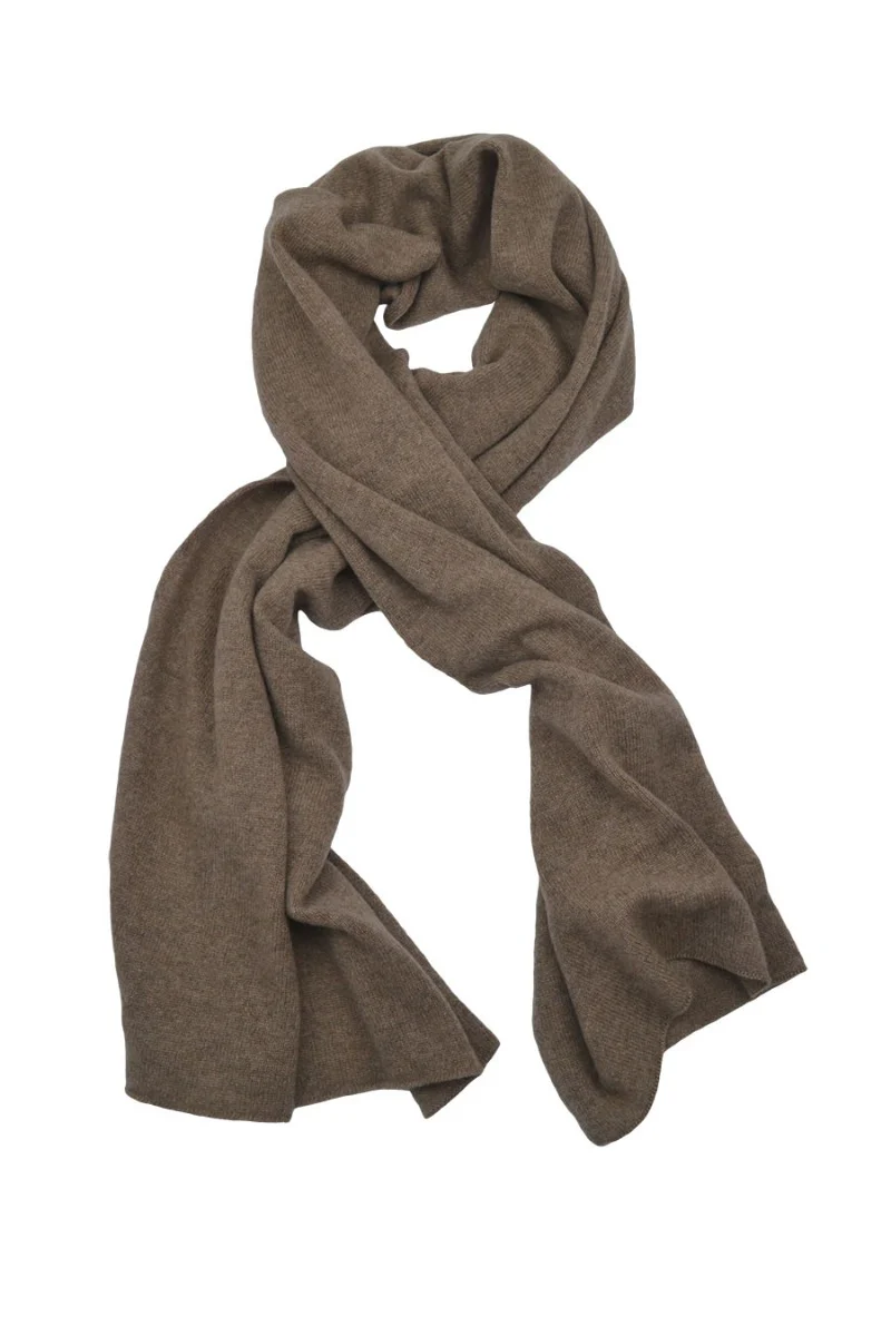 Scottish Cashmere Knitted Plain Stole - Image 12
