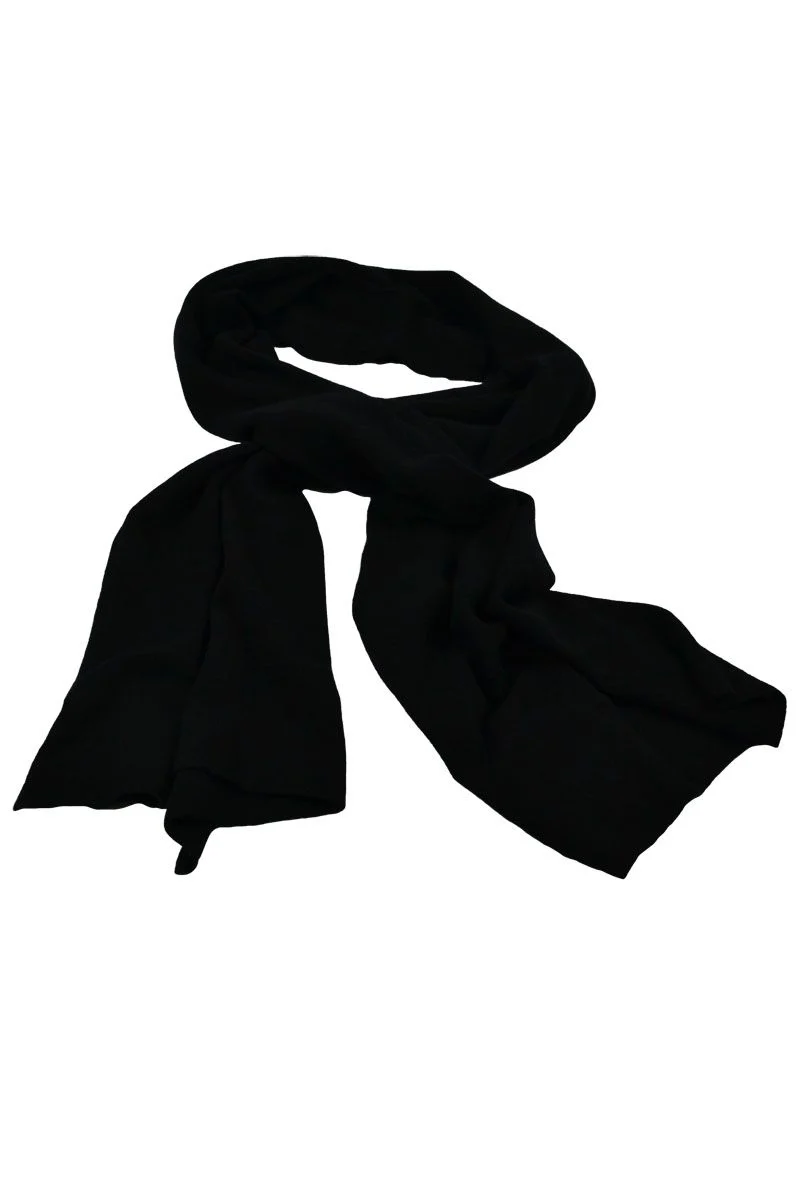 Scottish Cashmere Knitted Plain Stole - Image 5