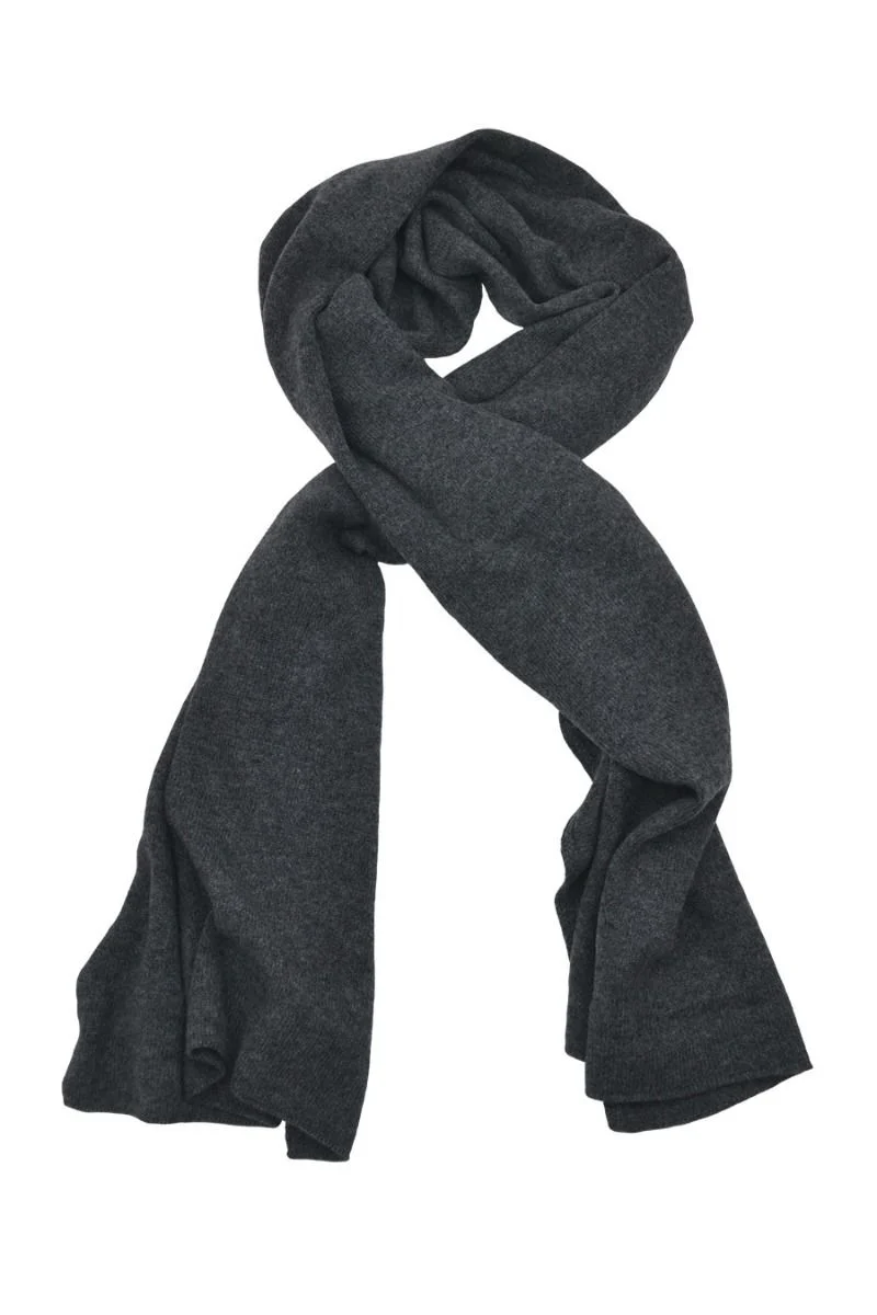 Scottish Cashmere Knitted Plain Stole - Image 9