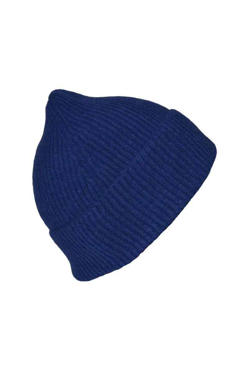 Lambswool Ribbed Beanie Hat - Image 21