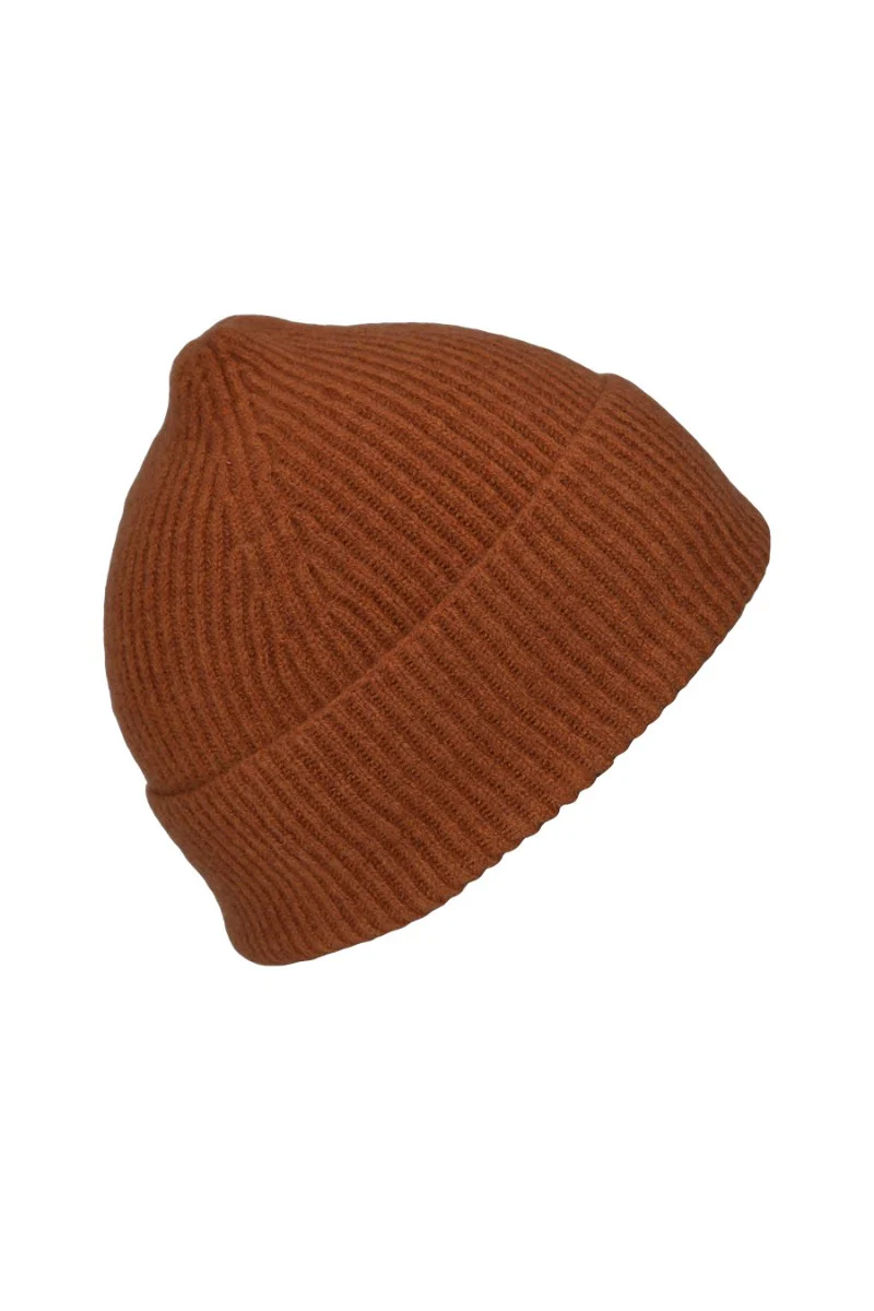 Lambswool Ribbed Beanie Hat - Image 22