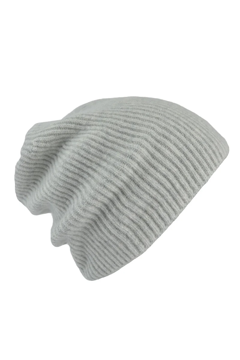 Lambswool Ribbed Beanie Hat - Image 7
