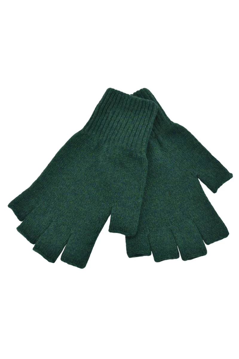 Womens Scottish Lambswool Fingerless Gloves - Image 13