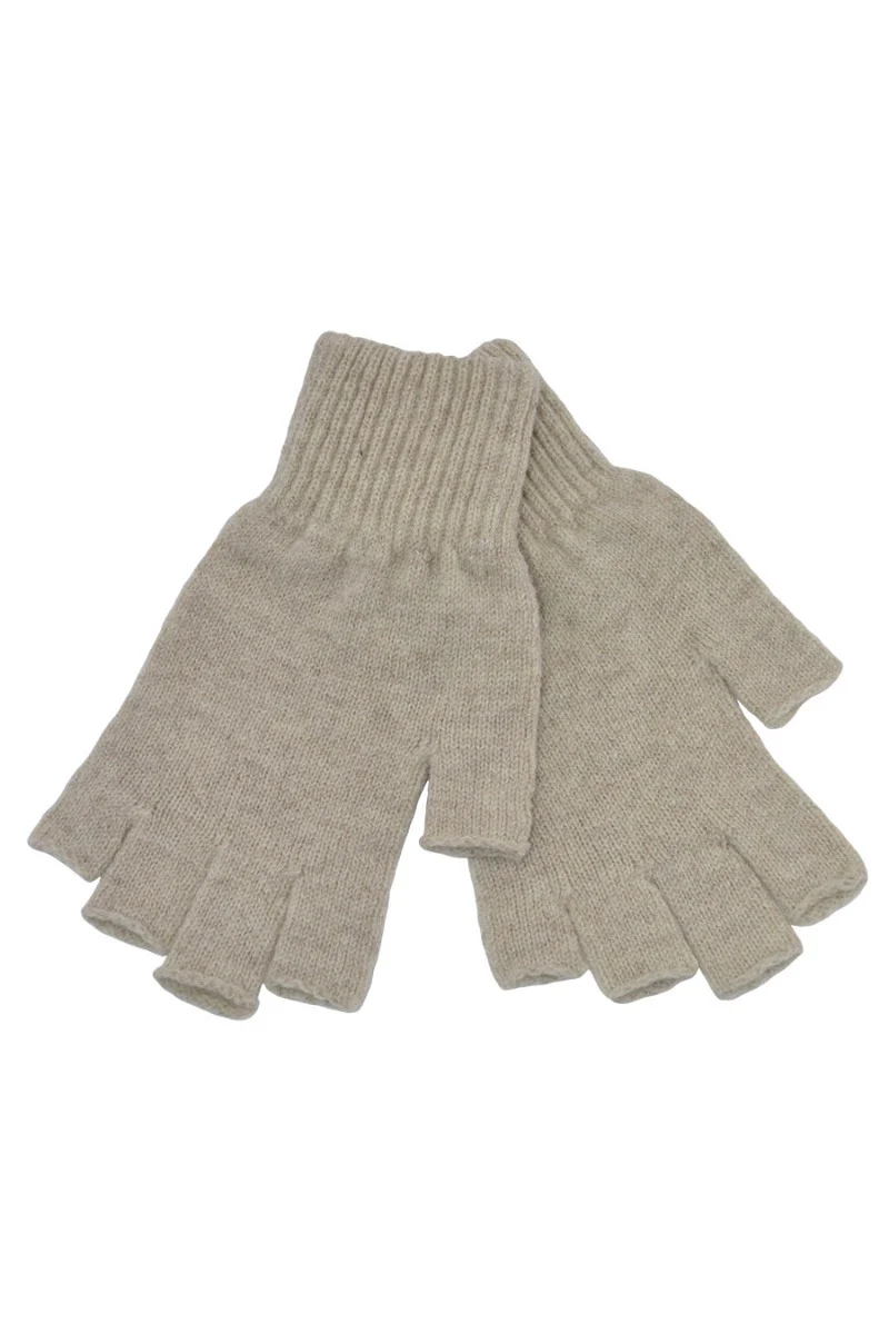 Womens Scottish Lambswool Fingerless Gloves - Image 15